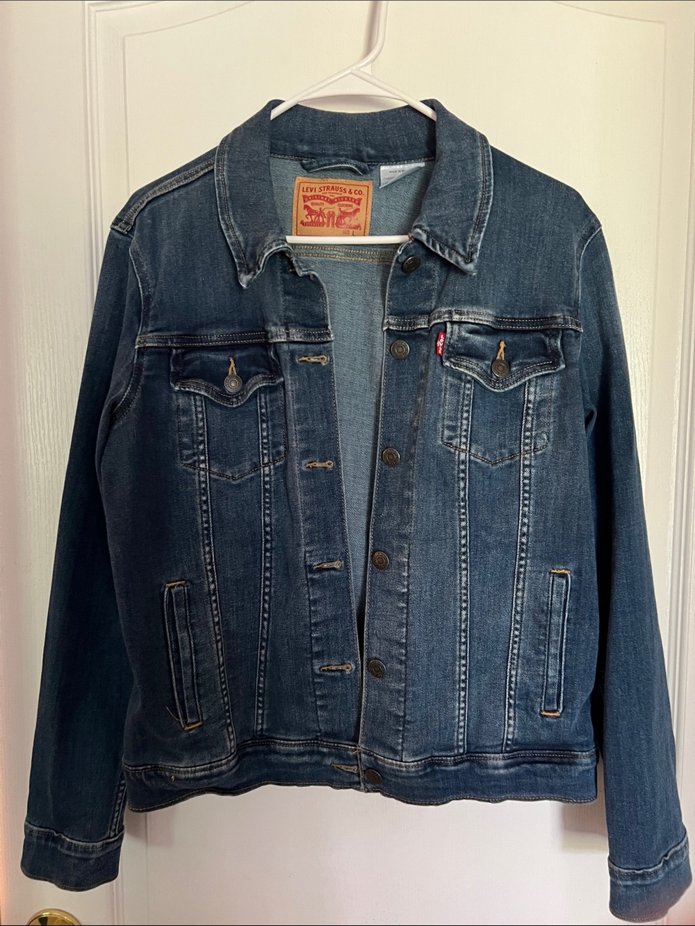 Levi's Dark Blue Denim Trucker Jacket